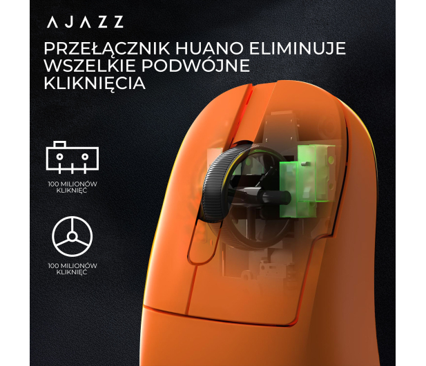 Ajazz AJ179APEX 3950-8K ze stacją dokującą pomarańczowa - 1536389 - zdjęcie 11